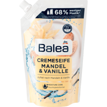 Balea Mandel&Vanille Mydło w Płynie Uzupełniacz 500 ml