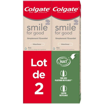 Colgate Smile For Good Blancheur 2 x 75 ml
