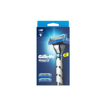 Gillette Mach 3 Turbo Maszynka + 3 Ostrza