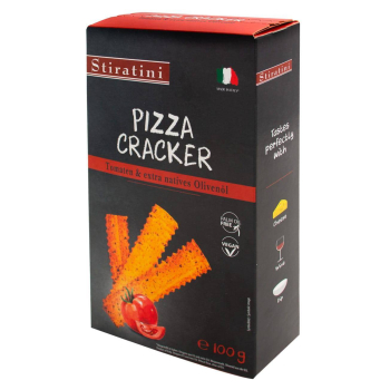 Stiratini Pizza Cracker Pomidory i Oliwa z Oliwek z Pierwszego Tłoczenia 100 g