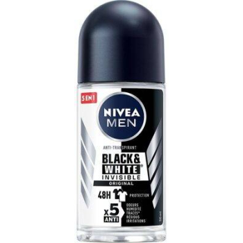 Nivea Men Black&White Invisible Orginal Antyperspirant Roll-on 50 ml
