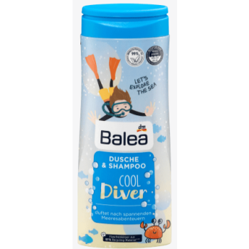 Balea Cool Diver Żel pod Prysznic & Szampon 300 ml