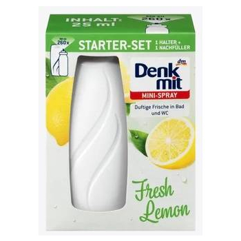 Denkmit Odświeżacz Powietrza Spray Fresh Lemon 25 ml