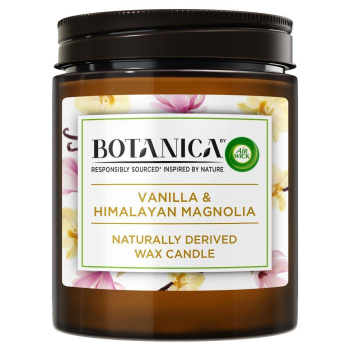 Air Wick Botanica Świeca zapachowa Vanilla&Himalayan Magnolia 205 g