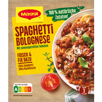 Maggi Fix Spaghetti Bolognese - 100% Naturalnych Składników 36 g