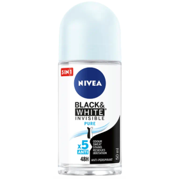 Nivea Black&White Pure Antyperspirant roll-on 50 ml