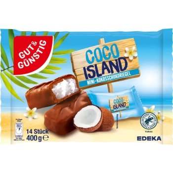 G&G Mini-Kokos-Schokoriegel 400 g