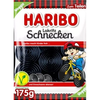 Haribo Lakritz Schnecken Żelki 175 g