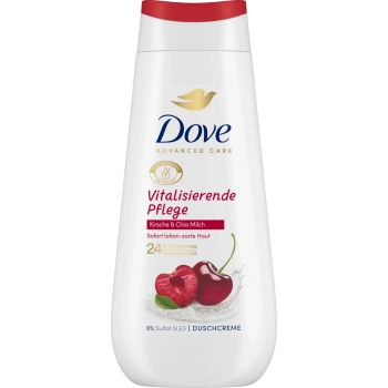 Dove Advanced Care Vitalisierende Pflege Kirsche & Chia Milch Żel pod Prysznic 225 ml