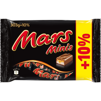 Mars Minis 303g + 10% Gratis