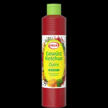 Hela Gewürz Ketchup Curry Delikat 800 ml
