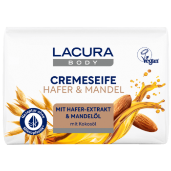 Lacura Hafer & Mandelöl Mydło w Kostce 150 g