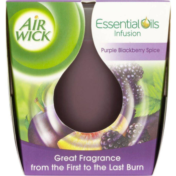 Air Wick Candle Essential Oils Purple Berry 105 g