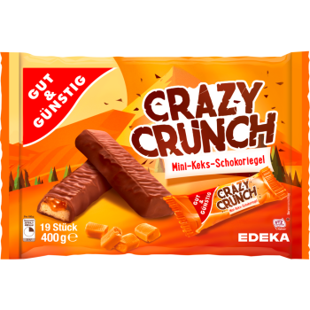 G&G Crazy Crunch Mini Batoniki Czekoladowe 400 g