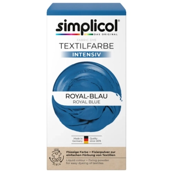 Simplicol Intensiv Barwnik do Tkanin Royal-Blau Błękit Królewski