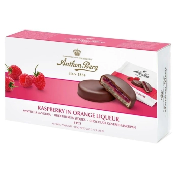 Anthon Berg Raspberry in Orange Liqueur 220 g