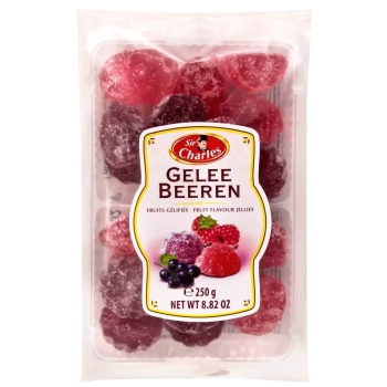SirCharles Galaretka Jagodowa w Posypce Cukrowej 250 g