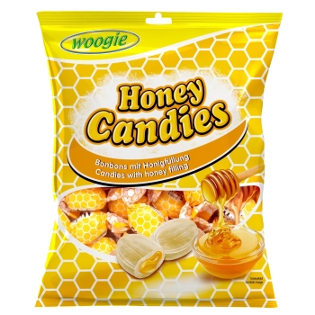 Woogie Honey Cukierki z Nadzieniem Miodowym 150 g