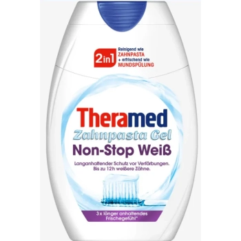 Theramed Non Stop Weis 2 in 1 Pasta do Zębów 75 ml