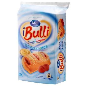 Meister Moulin Bulli Merende Himbeere & Creme 6x50g