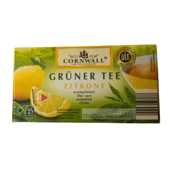 Cornwall Herbata Zielona z Cytryną 25 szt.