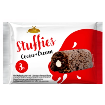 Meister Moulin Stuffies Cocoa Cream Mini Biszkopty Nadziewane 3 x 45 g