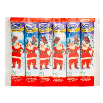 Only Lizaki Czekoladowe Świąteczne Bożonarodzeniowe 6 x 13 g