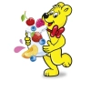Haribo Fruitmania Joghurt Żelki Vege 160 g