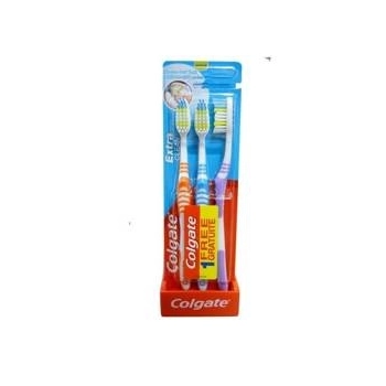 Colgate Extra Clean Szczoteczka Średnia 3 szt.