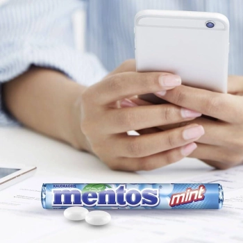 Mentos Minze Kaubonbon 3x38 g