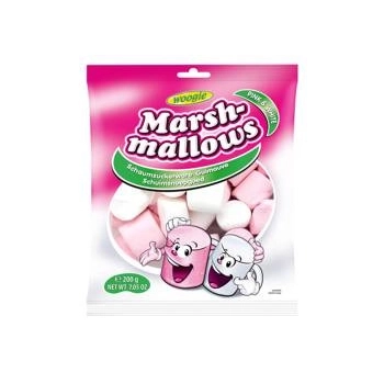 Woogie Marshmallows Pink & White 200g