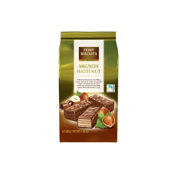 Feiny Biscuits Wafelki Orzechowe w Czekoladzie 200 g