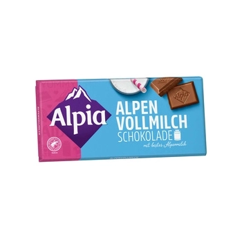 Alpia Czekolada Mleczna Alpejska 100 g