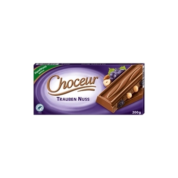Choceur Trauben Nuss - Czekolada z Rodzynkami i Orzechami 200g