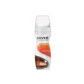 Silver Brązowa Pasta do Obuwia w Płynie 75 ml