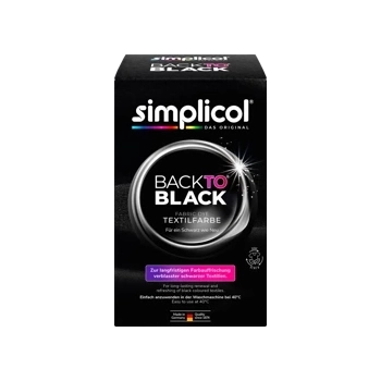 Simplicol Back to Black Barwnik do Tkanin do Odnawiania Koloru 400 g