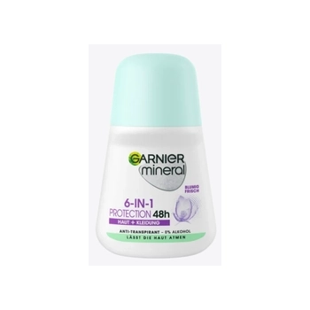 Garnier Mineral 6 in 1 Protection Roll On Antitranspirant 50 ml 50 ml