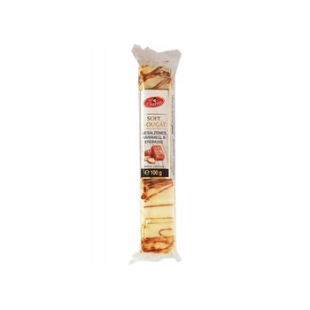 SirCharles Biały Nugat Słony Karmel i Orzechy 100 g
