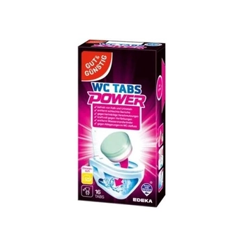 G&G WC Tabs Power Zitronen Tabletki Czyszczące 16 szt.