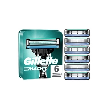 Gillette Mach 3 Ostrza 6 szt.