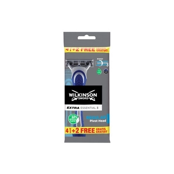 Wilkinson Extra Essential 3 Activ Jednorazowa Maszynka do Golenia 6 szt.