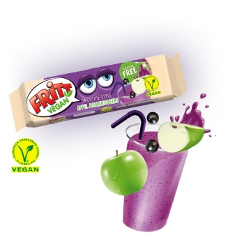Fritt Vegan Apfel&Johannisbeere Rozpuszczalna Guma do Żucia 56 g