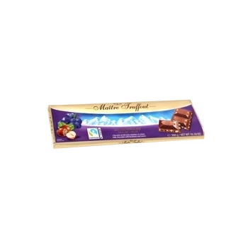 MaitreTruffout Czekolada Mleczna Rodzynki-Orzechy Laskowe 300 g
