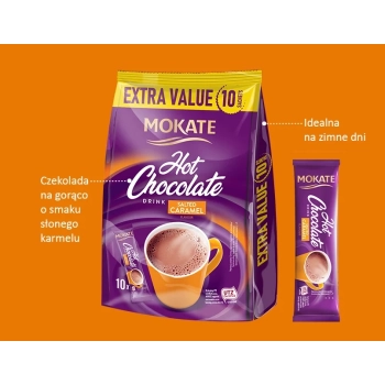 Mokate Salted Caramel Czekolada do Picia 10 saszetek