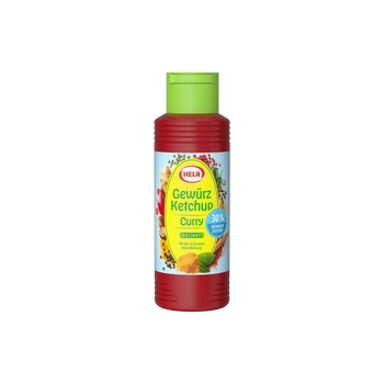 Hela Gewürz Ketchup Curry Delikat 30% mniej cukru 300 ml