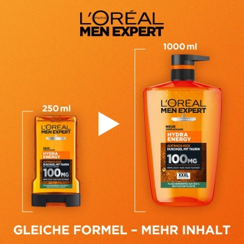 L'Oréal Men Expert Hydra Energy mit Taurin Żel pod Prysznic 1 l