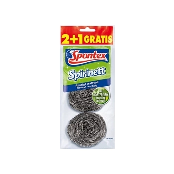 Spontex Spirinett Druciak ze Stali Nierdzewnej 3 szt.