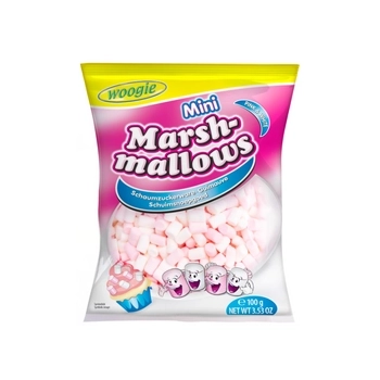Woogie Marshmallows Mini Pink & White 100 g