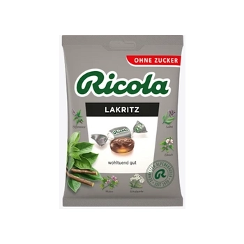 Ricola Lakritz Cukierki bez Cukru 75 g