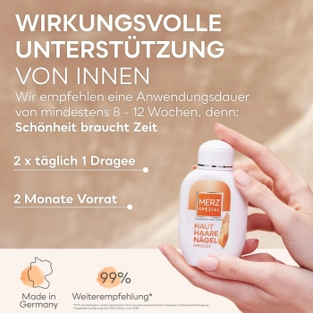 Merz Spezial Skóra Włosy Paznokcie 120 szt.